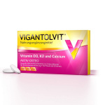 Vigantolvit Vitamin D3 K2 Calcium  combinazione speciale di nutrienti per il supporto della mineralizzazione ossea per donne dai 50 anni 60 compresse
