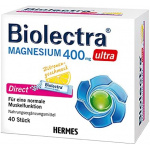 Biolectra Magnesium 400mg Limone Ultra Diretto  40  pz  (Biolectra Magnesium 400mg Ultra Direct Zitrone 40 stk)