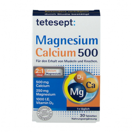 tetesept Magnesio + Calcio 500  30 pz  ( tetesept Magnesium + Calcium 500  30 stk  )