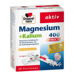 Doppelherz Aktiv Magnesio 400 mg + Potassio diretto vegan 20 bustine