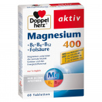 Doppelherz Aktiv Magnesio 400 + B1 + B6 + B12 + acido folico 60 compresse
