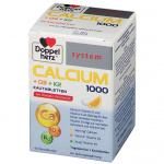 Doppelherz System Calcio 1000 + D3 + K2 60 compresse masticabili