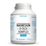 Complesso di Magnesio in 8 tipologie 400 mg 180 capsule