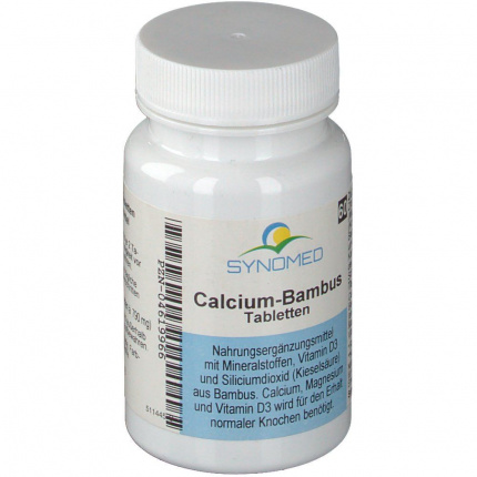 Compresse di bambù di calcio  60 pz  (  Calcium-Bambus Tabletten  60 stk  )