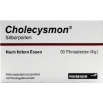 Cholecysmon perle d'argento per il sostegno della digestione dei grassi con estratto di bile bovina 50 confetti
