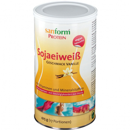 Vaniglia proteica di soia proteica Sanform 425 gr  (Sanform Protein Sojaeiweiß Vanille  425  gr)