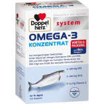 Doppelherz System Omega-3 concentrato con il 60% di Omega 3 120 capsule