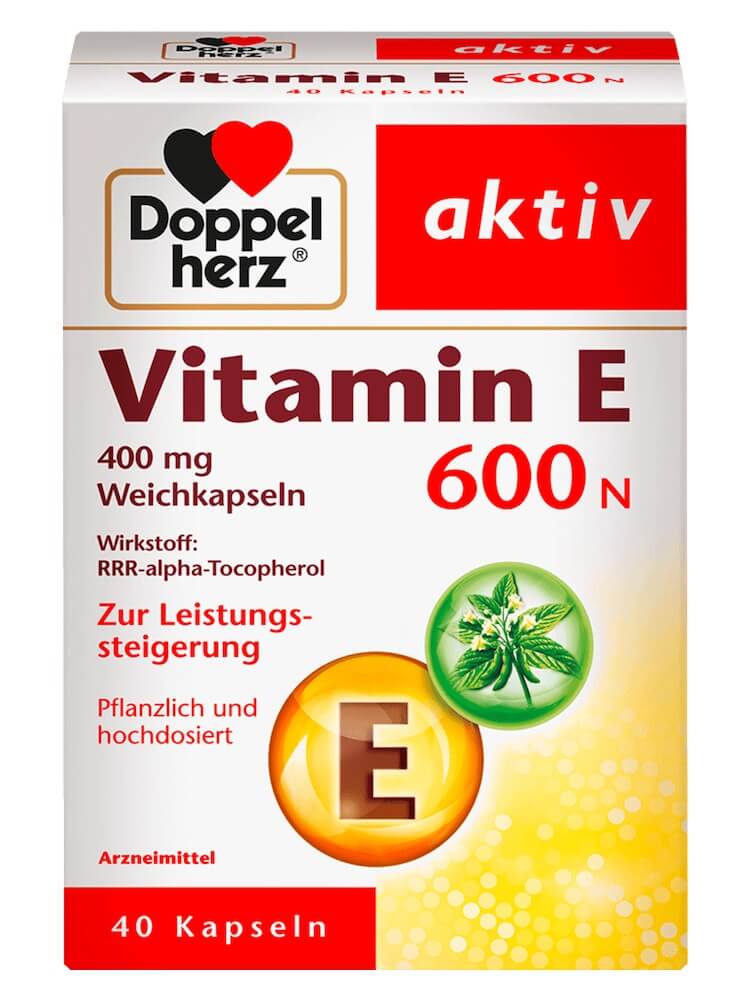 Doppelherz Vitamin E 600 N  40 pz     (  Doppelherz Vitamin E 600 N 40 STK )