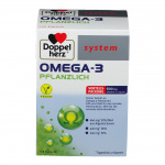Doppelherz System Omega-3 di origine vegetale + vitamina D + B12  vegan 120 capsule