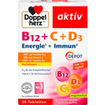 Doppelherz B12 + C + D3 attivo Depot alto dosaggio 30 compresse