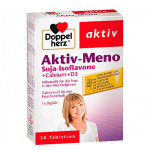 Doppelherz Aktiv Meno - Activ Isoflavoni di soia + Calcio + Vitamina D3 nutrienti per le donne in menopausa 30 compresse