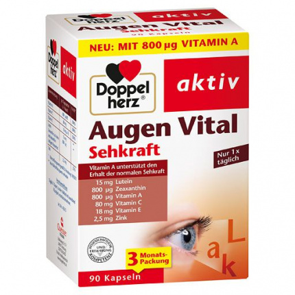 Doppelherz Augen Vital Vision attivo  90 pz  (  Doppelherz Augen Vital Sehkraft aktiv  90 stk )