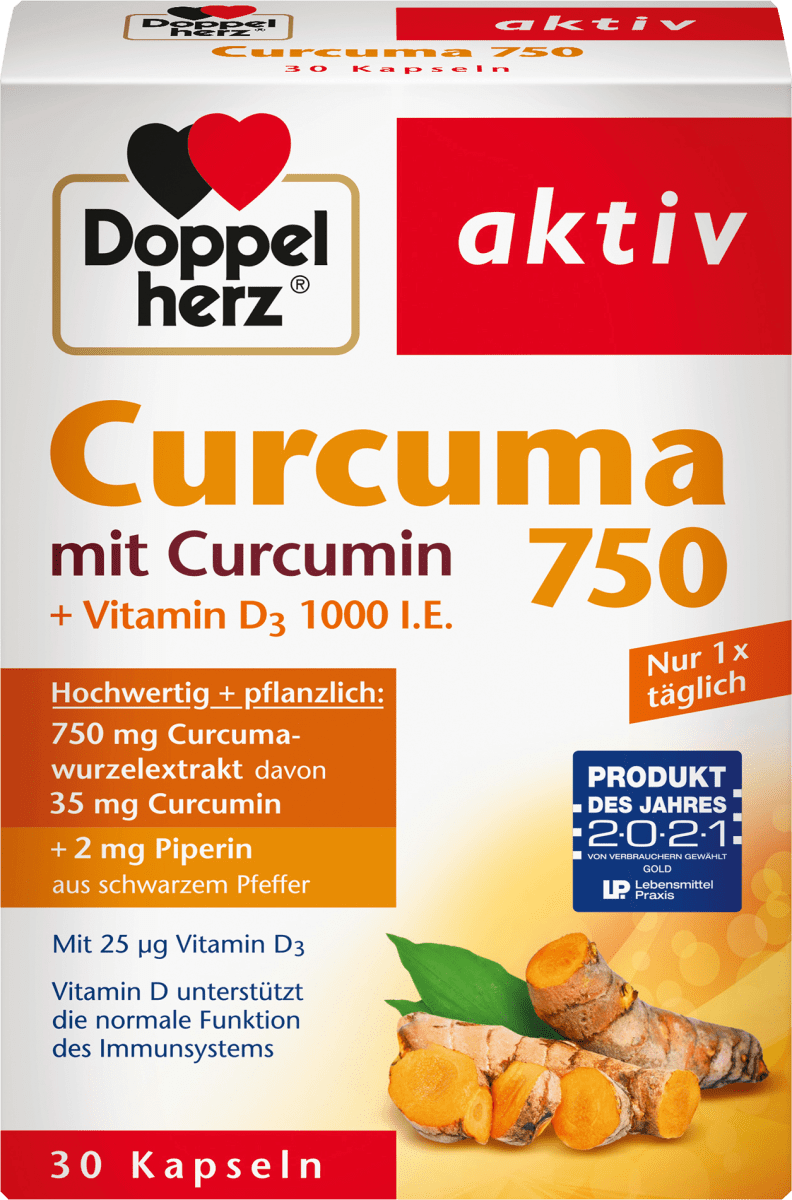 Doppelherz Curcuma 750 30 pz  ( Doppelherz Curcuma 750  30 stk )