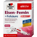 Doppelherz Aktiv Ferro - Donna diretto vegan 20 bustine gusto frutti di bosco