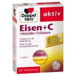 Doppelherz Ferro+Vit.C+L-istidina + Acido Folico 30 compresse