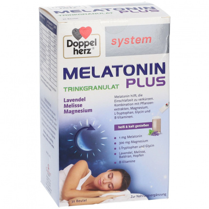 Doppelherz Melatonin Plus sistema di granuli da bere 30 pz  ( Doppelherz Melatonin Plus Trinkgranulat system  30 stk  )