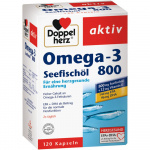 Doppelherz Aktiv Omega-3 800 da olio di pesce di mare 120 capsule