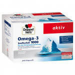 Doppelherz Aktiv Omega-3 olio di pesce di mare 1000 mg  240 capsule