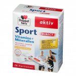 Doppelherz Aktiv Sport diretto vitamine + minerali 20 bustine gusto arancio