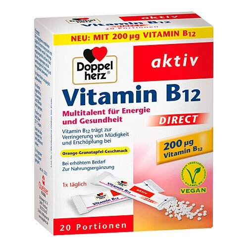 Doppelherz Vitamina B12 diretta  20 pz  (Doppelherz Vitamin B12 direct 20 stk)