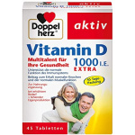 Doppelherz Aktiv Vitamina D 1000 UI Extra vegetariano 45 compresse