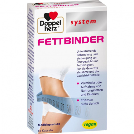 Legante grasso del sistema Doppelherz®  60 pz  (  Doppelherz Fettbinder system  60 stk )