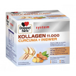 Doppelherz system Collagene 11.000 Curcuma + Zenzero 30 x 25 ml  fiale bevibili