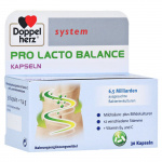 Doppelherz System Equilibrio Pro Lacto con acido lattico e 12 ceppi di bifidobatteri 30 capsule