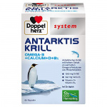 Doppelherz system Krill antartico Omega 3 + Calcio + Vitamina D + B1 60 capsule