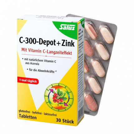 Deposito C-300 + Zinco Salus  30 pz  (  C-300-Depot + Zink Salus  30 stk )