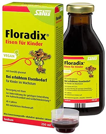 Ferro da stiro Floradix per bambini  250 ml (Floradix Eisen für Kinder 250 ml)