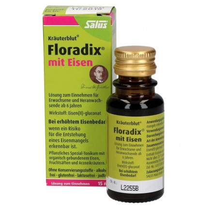 FLORADIX con ferro 15 ml  ( FLORADIX mit Eisen 15 ml  )