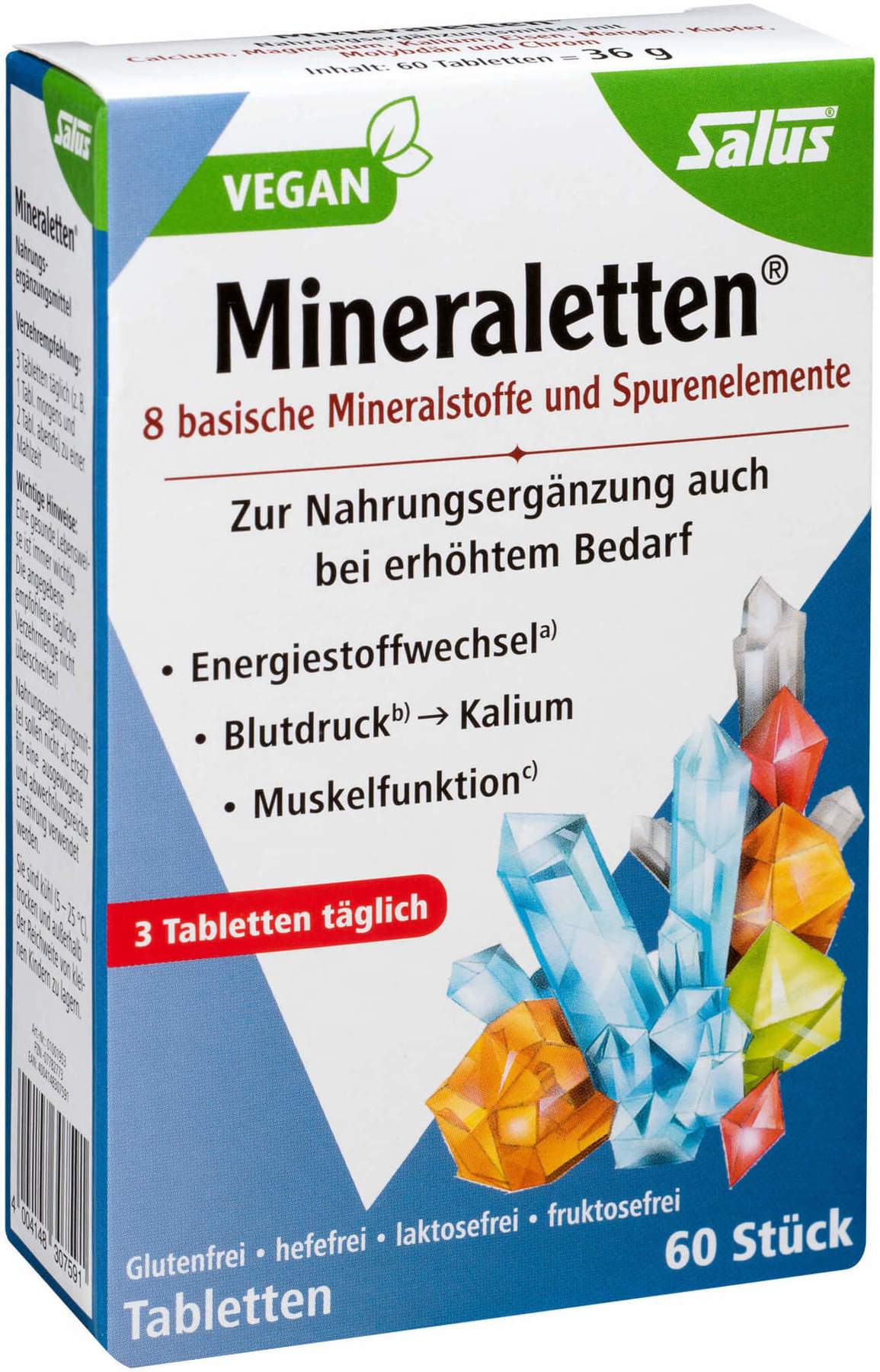 Mineralette   60 pz     (  Mineraletten 60 stk )