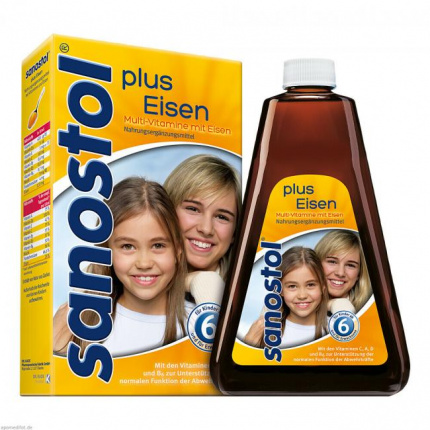 Sanostol Plus Ferro 460 ml  ( Sanostol Plus Eisen  460 ml  )