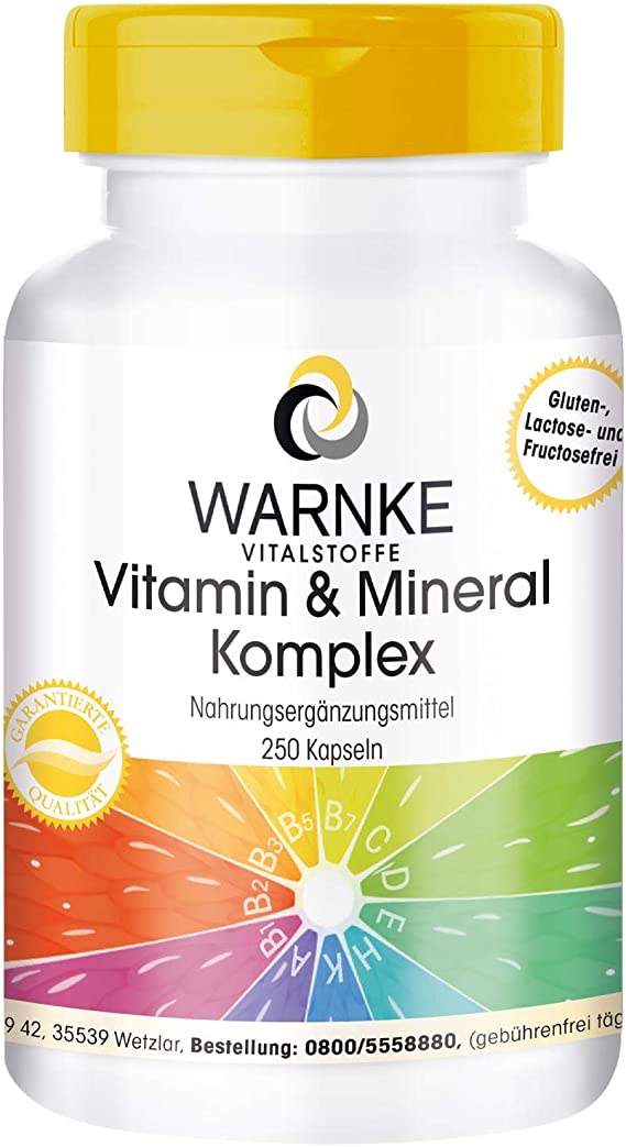 Complesso vitaminico e minerale 250 pz  ( Vitamin & Mineral Komplex  250 stk )