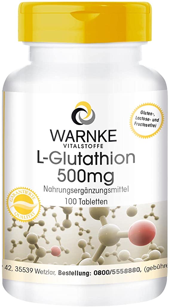 L-glutatione 500 mg  100 pz  (  L-Glutathion 500mg  100 stk  )