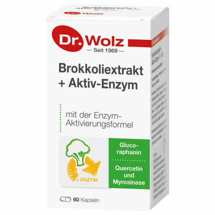 Estratto di broccoli + enzima attivo 60 pz  ( Brokkoliextrakt + Aktiv-Enzym  60 stk )