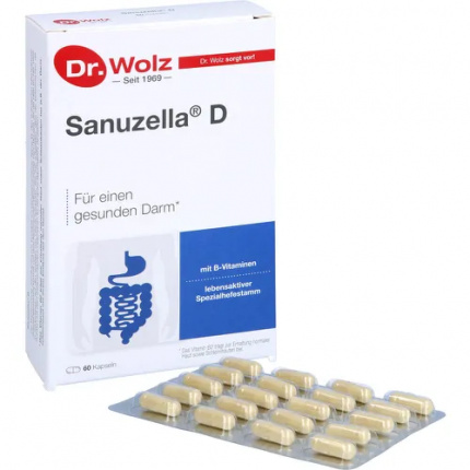 SANUZELLA D capsulE di cellulosa 60 pz  (SANUZELLA D Zellulosekapsel  60 stk)