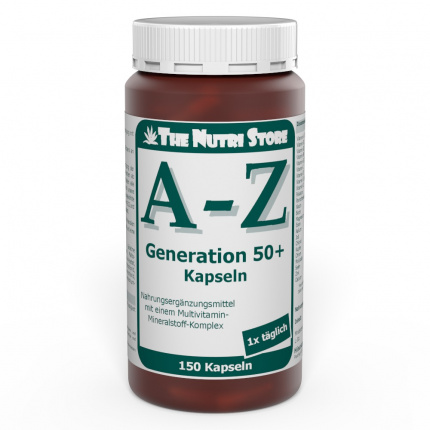 Minerale multivitaminico di generazione AZ 50+  150 pz  ( A-Z Generation 50+ Multivitamin Mineralstoff  150 pz )