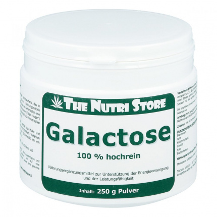 Galattosio puro al 100%.  250 gr   (  Galactose 100% rein  250 gr  )