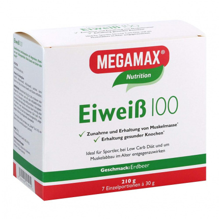 PROTEINE 100 FRAGOLA  7 x 30  gr  (  EIWEISS 100 ERDBEER  7 x 30  gr )
