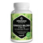 Ginkgo Biloba 100 mg ad alto dosaggio vegano 100 pz  (Ginkgo Biloba 100 mg hochdosiert vegan  100 stk)