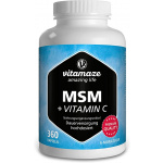 MSM ad alto dosaggio + vitamina C 360 capsule