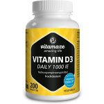 Vitamina D3 1000 UI Vegetariano quotidiano 200 compresse