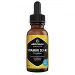 Vitamina D3 K2 1000 UI / 10 ug gocce ad alto dosaggio 50 ml