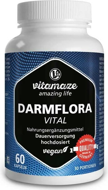 Flora intestinale VITAL vegan 60 pz   (  Darmflora VITAL vegan  60 stk )