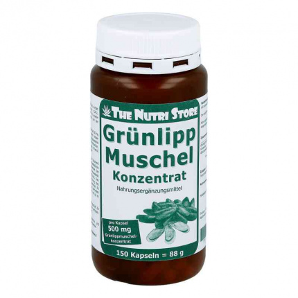 Concentrato di cozze verdi 500 mg 150 pz  ( Grünlipp Muschel 500 mg Konzentrat  150 stk )