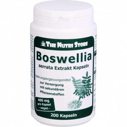 Estratto di Boswellia 400mg vegetariano  200 pz  (  Boswellia 400mg Extrakt vegetarische  200 stk )