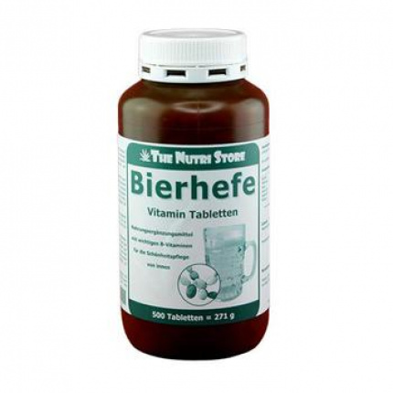 Lievito di birra 500 mg di vitamina 500 pz  (  Bierhefe 500 mg Vitamin  500 stk )