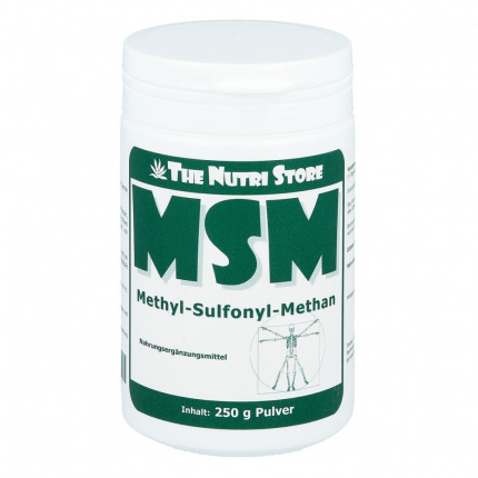 MSM 100% puro metilsulfonilmetano   250 gr  (  MSM 100% rein Methyl-Sulfonyl-Methan  250 gr  )